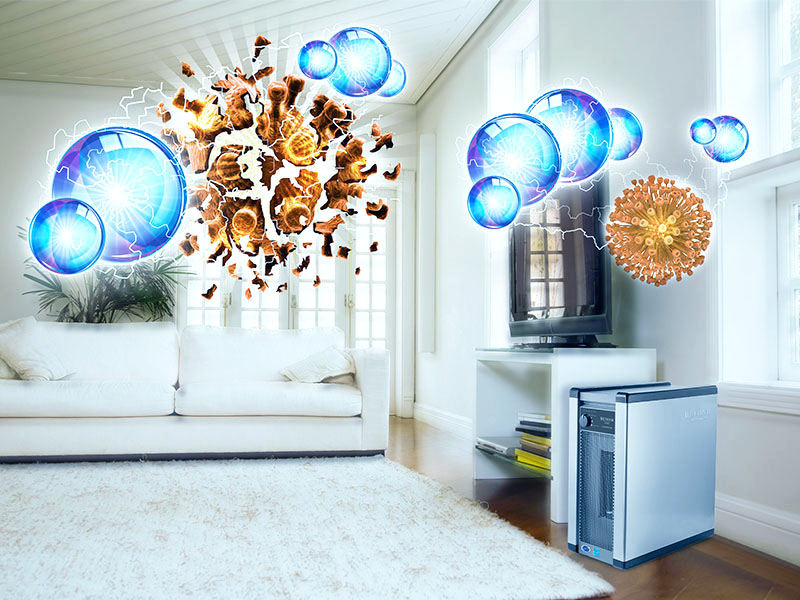 contaminants in the air