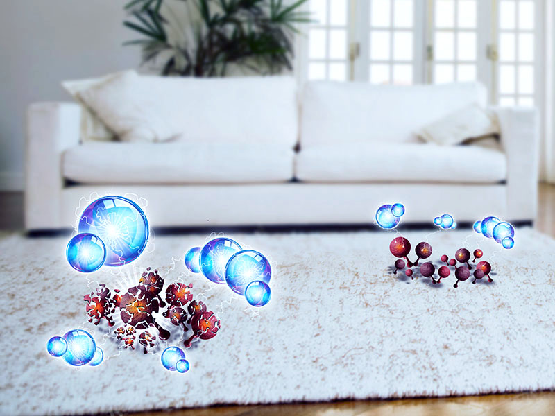 molecules removing contaminants